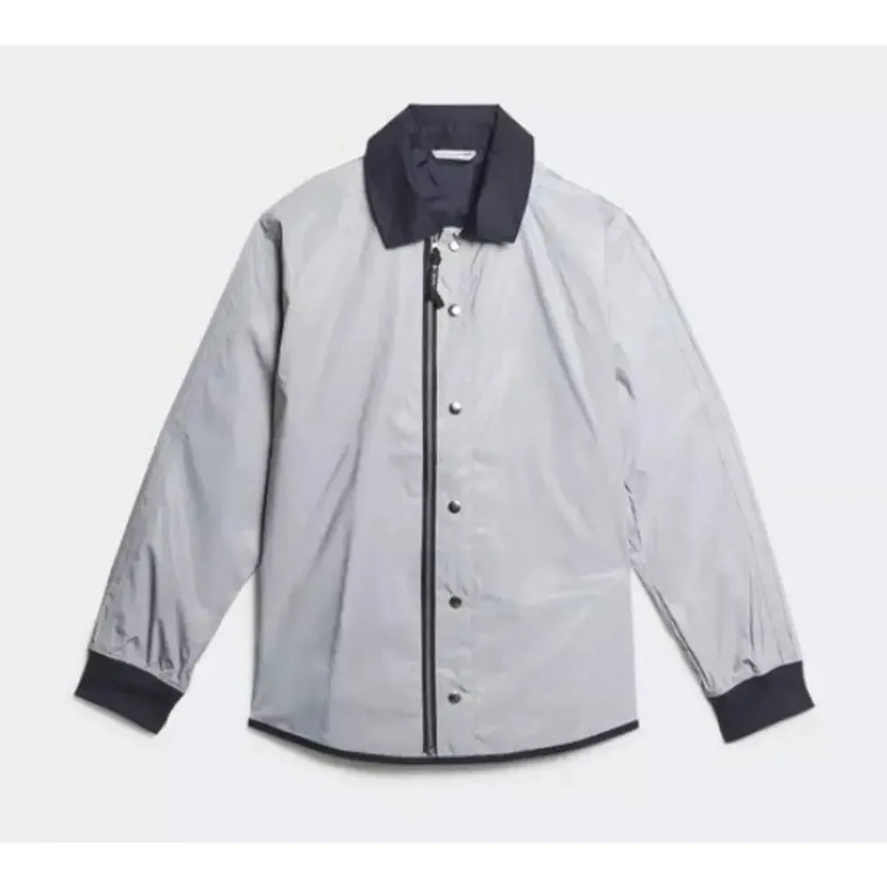 Adidas x Blondey Skateboarding Jacket Reflective 3M Sliver Men's GS9265 Large